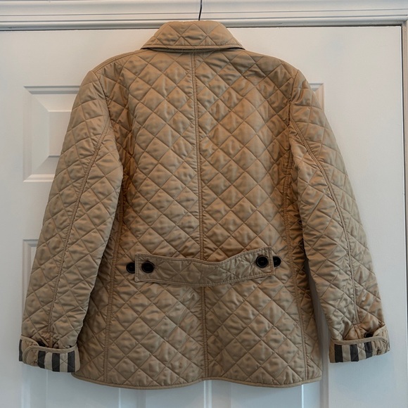 Women’s Burberry Beige Quilted Puffer Jacket - Picture 2 of 6